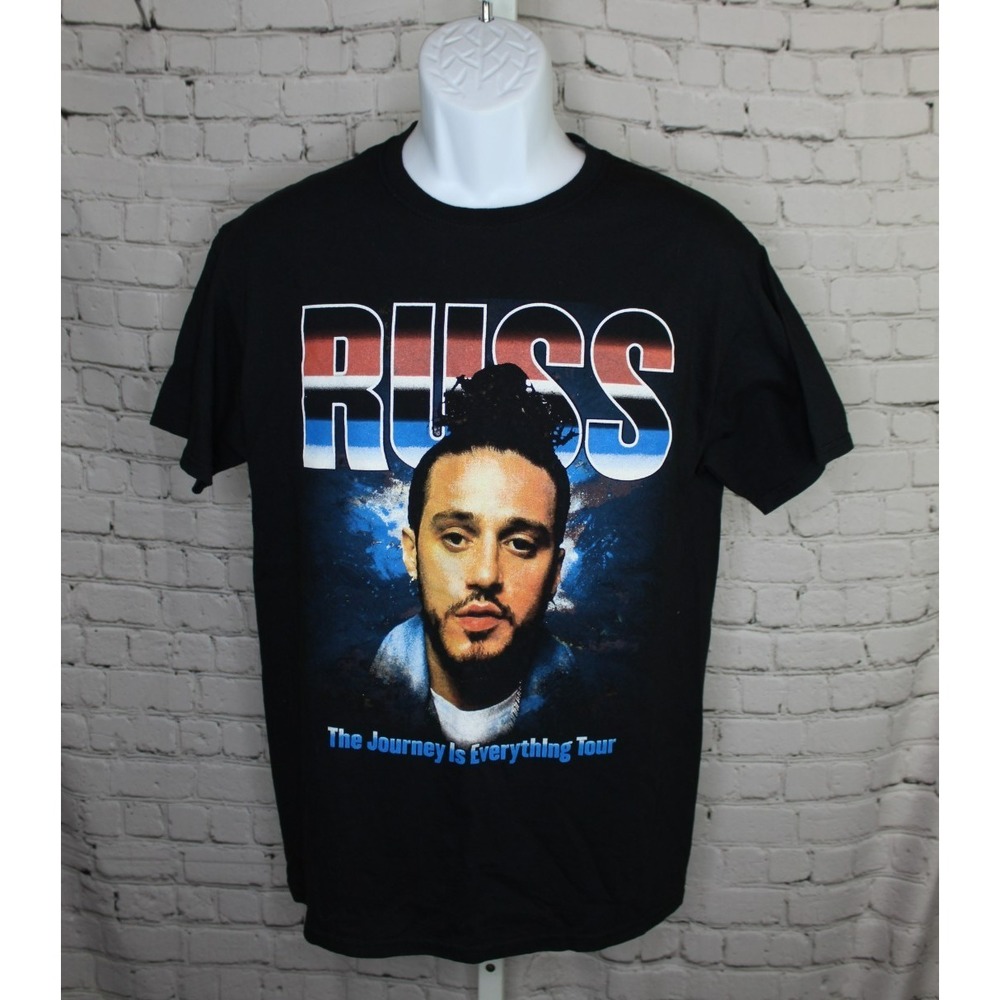 Russ The Journey Is Everything Official Tour Merch T-shirt Men's M Music Hip Hop